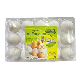 Al Fayoum Eggs Large 15pcs Main Image